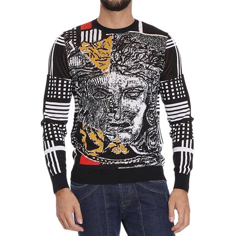 suéter versace hombre|Versace vintage sweaters.